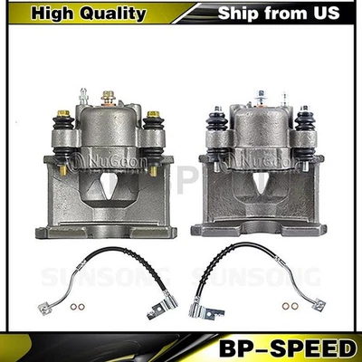 Pinça de freio dianteiro freio hidráulico mangueira linha de freio compatível com 2000 Plymouth Neon - Imagem 1 de 4