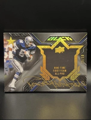 2009 Upper Deck Black Randy White All Pro Signatures Gold Ink 29/50 Cowboys HOF - Image 1 of 3