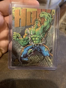HULK 1994 MARVEL UNIVERSE LIMITED EDITION POWER BLAST CARD #5  - Bild 1 von 2