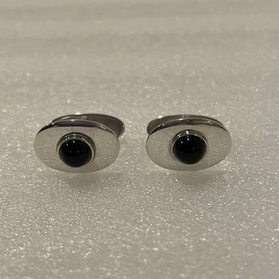 Rari gemelli in argento sterling Georg Jensen #203A Andreas Mikkelsen Danimarca - Immagine 1 di 4