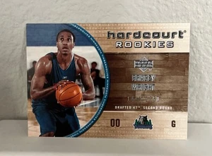 2005-06 UD Hardcourt ROOKIE /1750 BRACEY WRIGHT RC #105 Timberwolves Rare SP - Picture 1 of 3