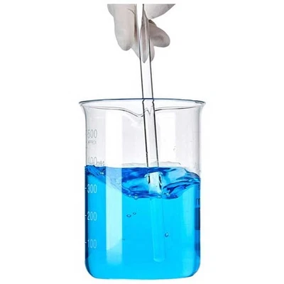 Safety First: Chemistry Lab Juego de 10 varillas de agitación de borosilicato - Resistente al calor Foto 1 de 4