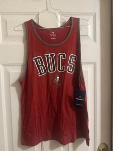 NEW Men’s Fanatics Tampa Bay Bucs Buccaneers Tank Top. Brand New. Size XL - Picture 1 of 4