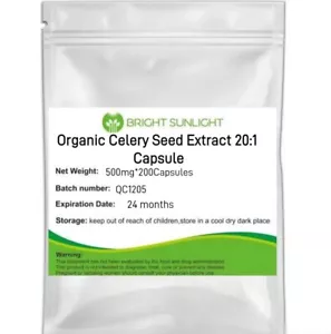 Organic Celery Seed Extract 20:1 Capsule 500mg*200capsules - Picture 1 of 2