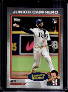 2024 Topps X Chris Berman Boomer's Baseball - Junior Caminero #96 Silver /99... - Picture 1 of 2