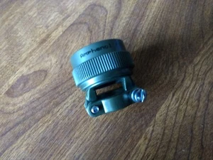 M85049/52S14W - Rundverbinderklemme, gerade Größe 14, Aluminium olivgrün - Bild 1 von 4