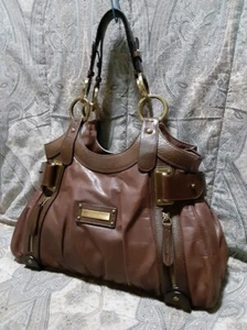 Barbara Bui Handbag Satchel Tote Bag Purse Leather in Brown USED Good Condition! - Picture 1 of 10
