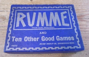 1914 Milton Bradley Rumme & 10 Other Good Games IOB vgc - Picture 1 of 5