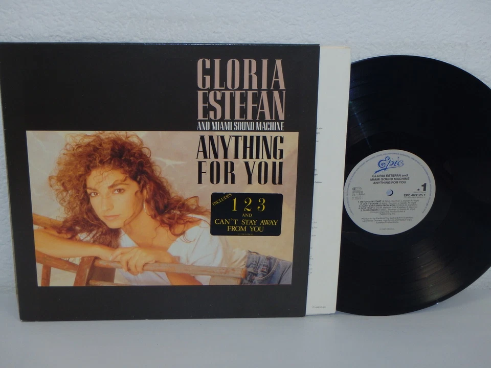 GLORIA ESTEFAN Anything For You 1988  Europe 1st Original LP Epic EPC 463125 1 - Image 1 of 1