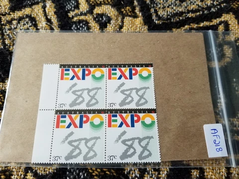 Australia MNH Stamp - 1988 Australia EXPO `88 Brisbane Block of 4 - AF218 Cover