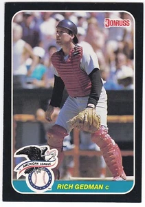JUMBO 1987 Donruss Action All-Stars Large Baseball Card Rich Gedman #39 - Picture 1 of 2