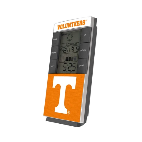 Tennessee Volunteers Solid Wordmark Digital Desk Clock Cover