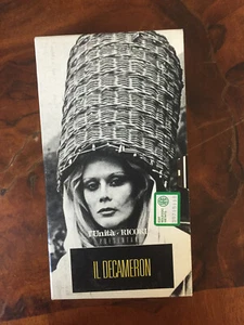 VHS Film Il Decameron L'Unità e Ricordi Capolavori italiani 29 Pasolini - Picture 1 of 1