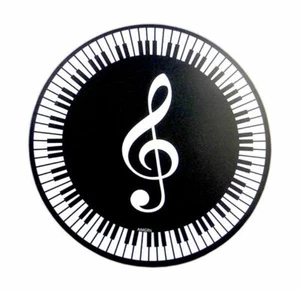 Mouse Mat - Treble Clef & Keyboard - Music Gift - Musical Mouse Mat - Zdjęcie 1 z 1