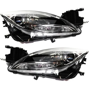 For 11-13 Mazda 6 Left and Right Composite CAPA Halogen Headlight Assembly Set  - Picture 1 of 12