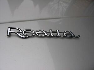 👉88 89 90 91 BUICK REATTA FENDER BODY EMBLEM FITS LEFT OR RIGHT SIDE #20588074