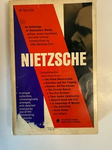 Nietzsche Anthology Otto Manthey-Zorn 1964 1st PB Washington Square Press W-594 - Picture 1 of 7