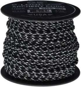Atwood Rope MFG D-Loop Cord Black Glow 100 Feet Many Applications Made In USA - Picture 1 of 1