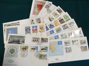 Greece 1990 year set official FDC's. - Picture 1 of 1