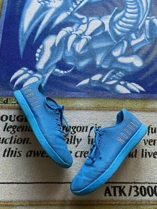 NoBull Low Superfabric Trainer Mens Sz 11.5 US Blue Silver Gym Athletic Sneakers - Picture 1 of 9