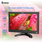 10in Monitor 1024x600 LCD Screen TV/HDMI/VGA/AV/USB Input for Raspberry Pi CCTV