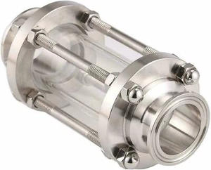Vidrio de mira sanitario en línea de flujo triple abrazadera de 3/4"" -4"" SS304 Φ19- Φ102 - Imagen 1 de 23