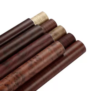 DIY Matte Glossy Wood Grain Textured Vinyl Wrap Car Home Interior Decor Sticker - Picture 1 of 14