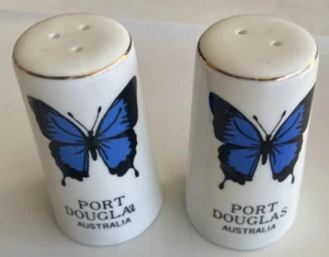 Port Douglas Australia Salt and Pepper Shakers Vintage Travel Souvenir SAVE 10%+ - Picture 1 of 3