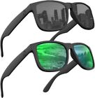 MAXJULI Polarized XL/XXL Sunglasses for Big Heads Men and Women,UV Protection Re