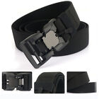 Magnetic Buckle Woven Belt Outdoot Hunting Men Women Wear Resistant Gift Solid
