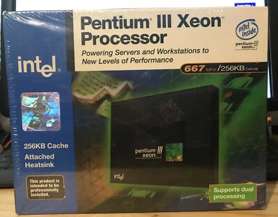 NEW - BX80526KZ667256SL3ST Pentium® III Xeon® Processor 667 MHz, 256KB Cache - Image 1 of 4