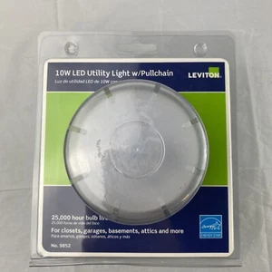 Leviton 9852 120V 10W Kunststoff LED Standard Basis Decke schlüssellos Kette Lampenhalter - Bild 1 von 3