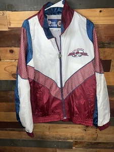 Vintage 90s Colorado Avalanche NHL Full Windbreaker Suit Very Rare Size Large - Picture 1 of 16