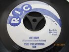 RARE THE VELVETIERS "OH BABY - FEELIN RIGHT" USA RIC DOO WOP P/EXC-