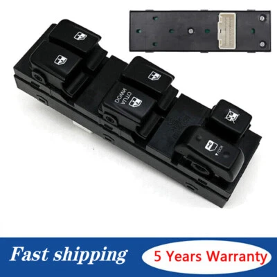 Interruptor de ventana eléctrica del lado del conductor para Hyundai Elantra 2007 2008 2009 2010 2,0 L L L4 Foto 1 de 4