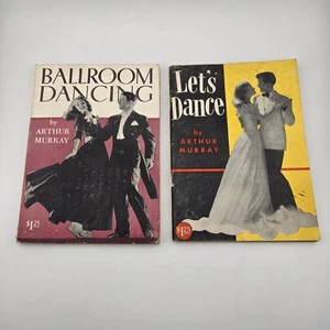 Arthur Murray Dance Instruction Books Lot Vtg 1955 Ballroom Dancing Let's Dance  - Picture 1 of 21