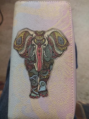 Women's Elephant Design Wallet Multi Colored  - Image 1 of 4