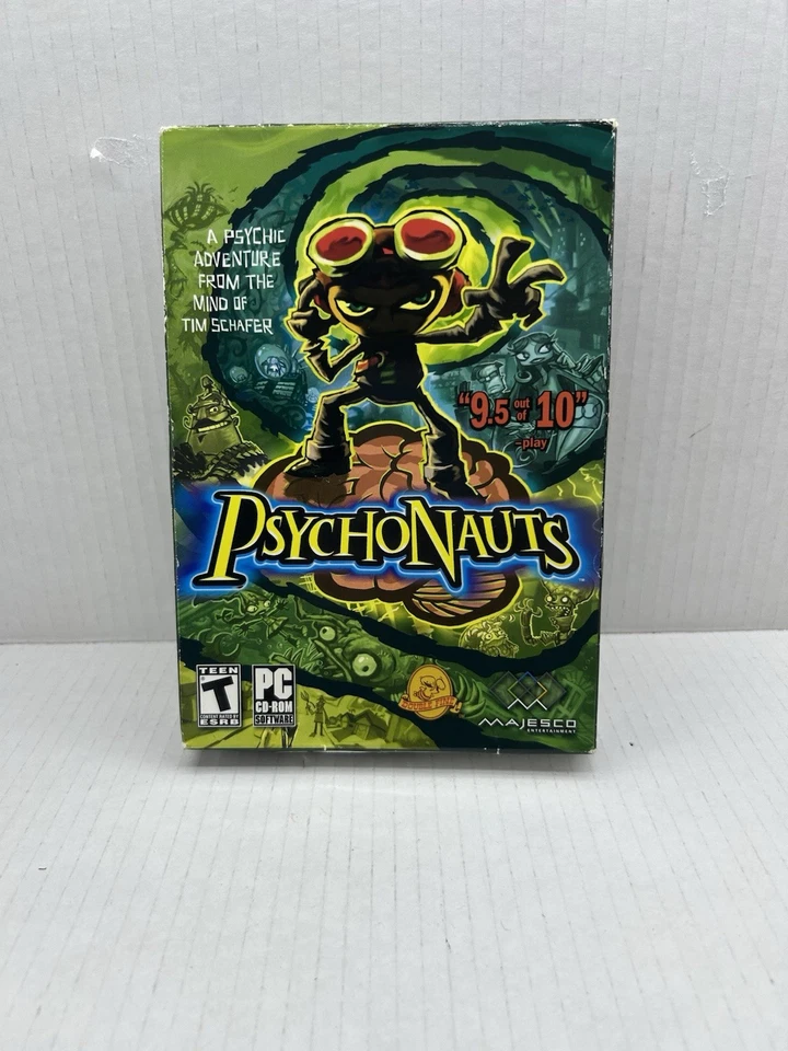 PSYCHONAUTS (2005, PC CD) New sealed Action/adventure Double Fine Platforms - Image 1 of 4