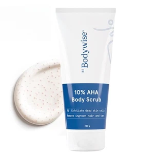 Be Bodywise 10% Lactic AHA Exfoliating Body Scrub Tan Removal & Soft-Smooth 200m - Picture 1 of 9