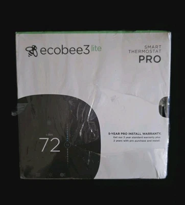 Ecobee3 Lite Smart Thermostat Pro Edition WiFi Programmable Alexa Compatible New - Image 1 of 4