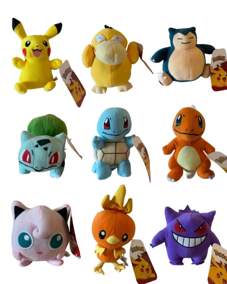 New Pokemon Plush 7"Assorted Stuffed Animal Toy Factory - Image 1 of 1