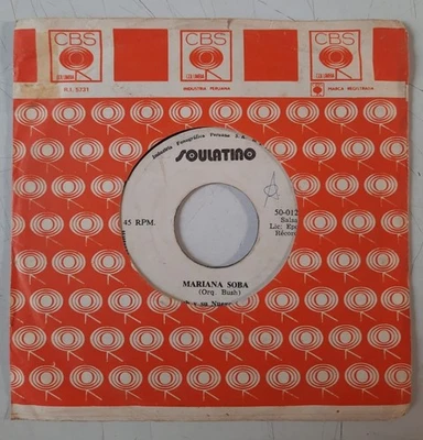 BUSH Y SU NUEVO SONIDO - SALSA ORIG 7" SOULATINO PERU 1978 "MARIANA SOBA" HEAR ♫ - Image 1 of 3