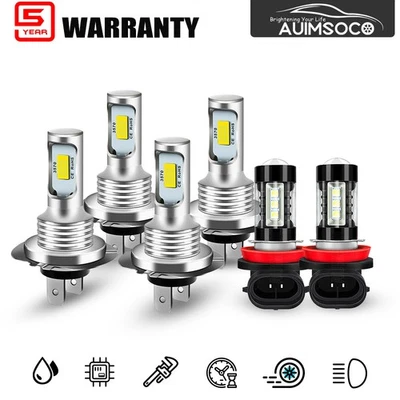 Para BMW 328i 2007-2016 6x Bombillas Faros LED Luces Altas/Bajas + Luces Antiniebla 6K Foto 1 de 4