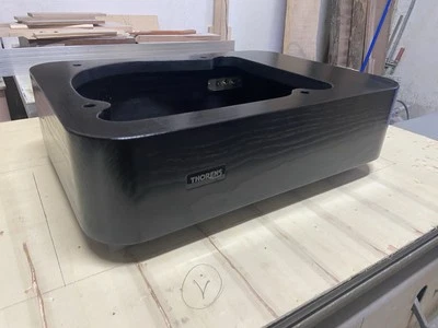 Thorens TD 124 Plinth Wood Glossy Black Or Matte For Arm 12 Inch Inch SME - Image 1 of 4