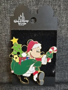 Prendedor de Navidad Mickey Mouse NO PROBADO de colección - Imagen 1 de 8