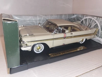 Motor Max 1958 Plymouth Fury 硬顶米色 1/18 — 第 1/4 张图片