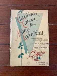 Villancicos de Navidad de 1934 de muchos países música arreglados para voces sin cambios - Imagen 1 de 7