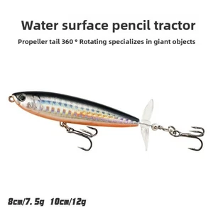 8cm 7.5g/10cm 12g Fishing Lure Artificial Design Topwater Bait Pesca Fishing - Picture 1 of 12