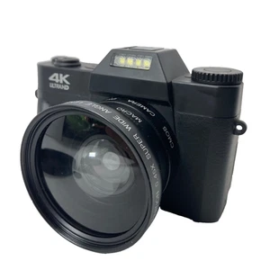 Entry Level Digital Camera 4K 48MP Style Flip Screen WiFi Wide Angle Lens - Picture 1 of 16
