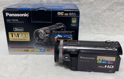 Panasonic Digital Video High Vision Camera HDC-TM700 96GB Metal Black Used - Image 1 of 4